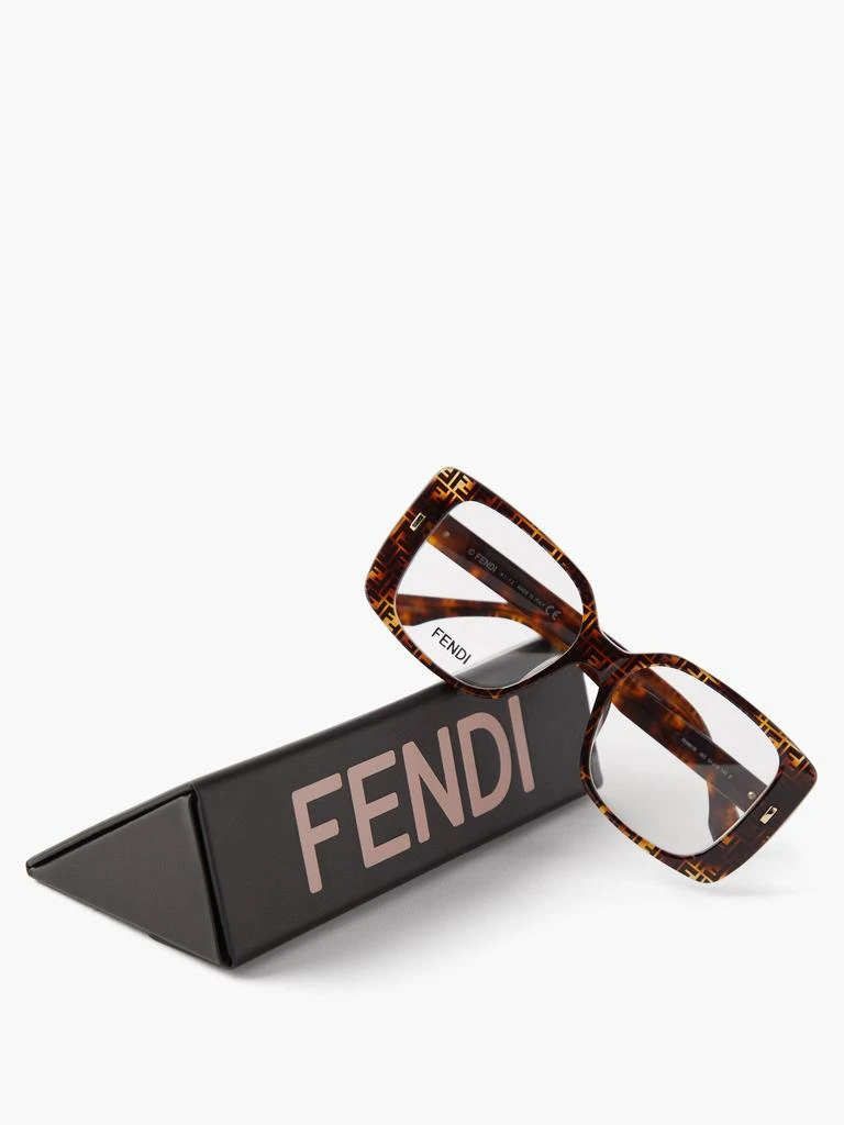 Fendi First square tortoiseshell-acetate glasses 商品