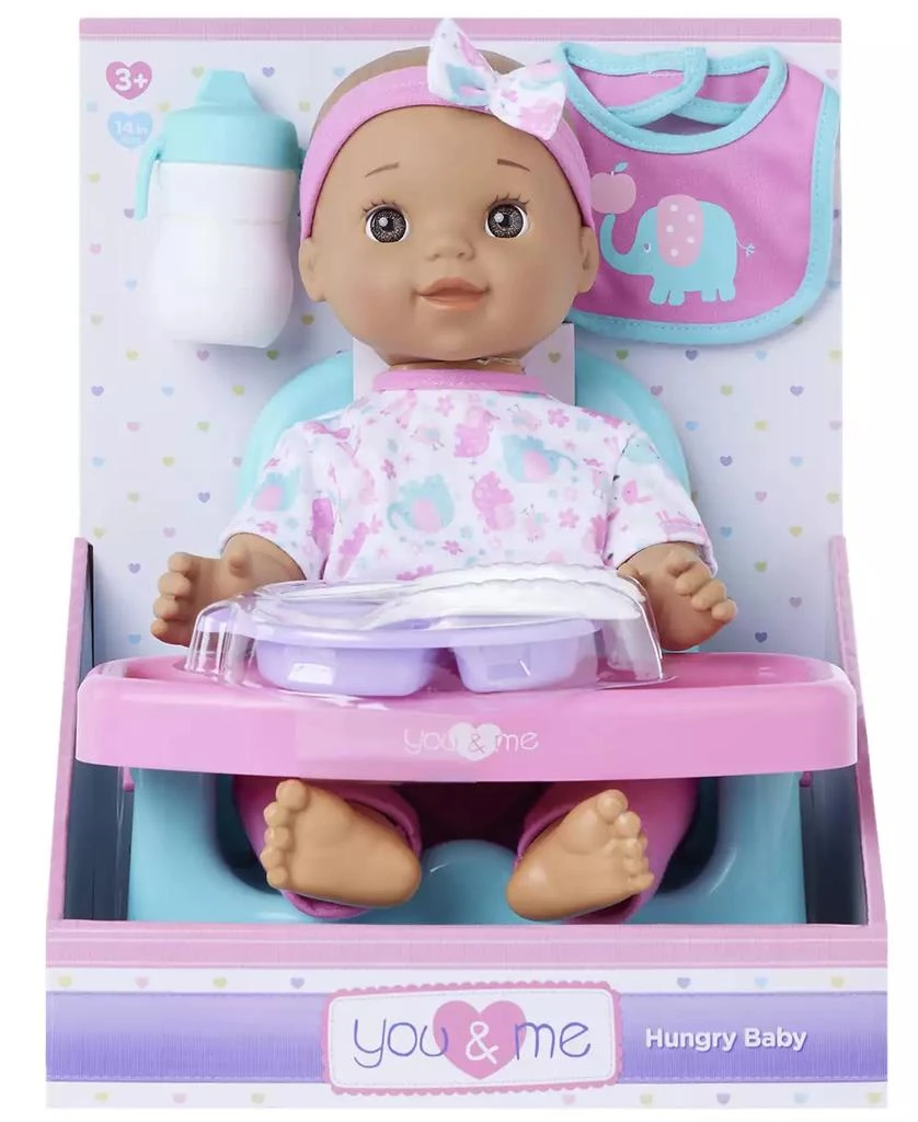 商品You & Me|Hungry Baby 14" Doll, Created for You by Toys R Us,价格¥112,第4张图片详细描述