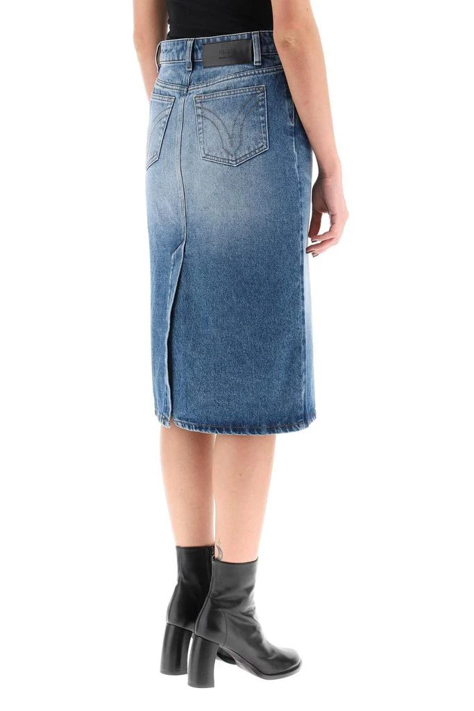 商品AMI|DENIM PENCIL SKIRT,价格¥1060,第4张图片详细描述