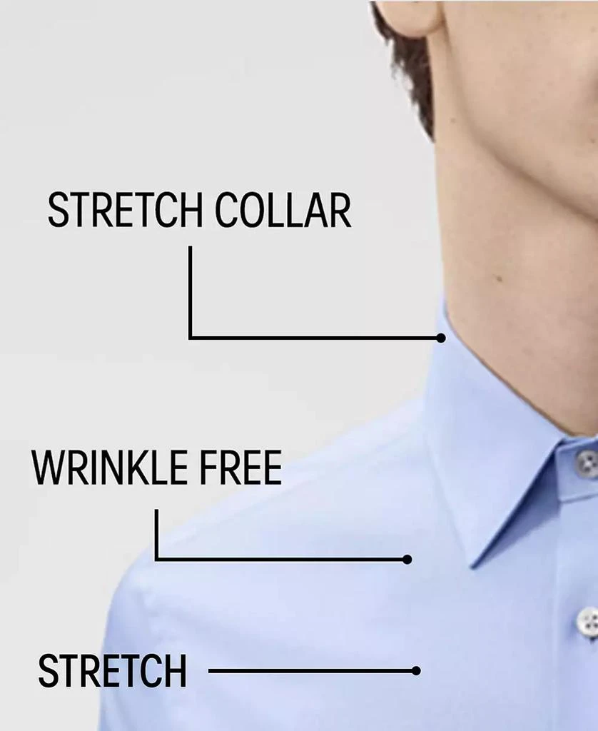 商品Calvin Klein|CK 男士长袖棉质衬衣 弹力面料 多款色号可选,价格¥303,第4张图片详细描述