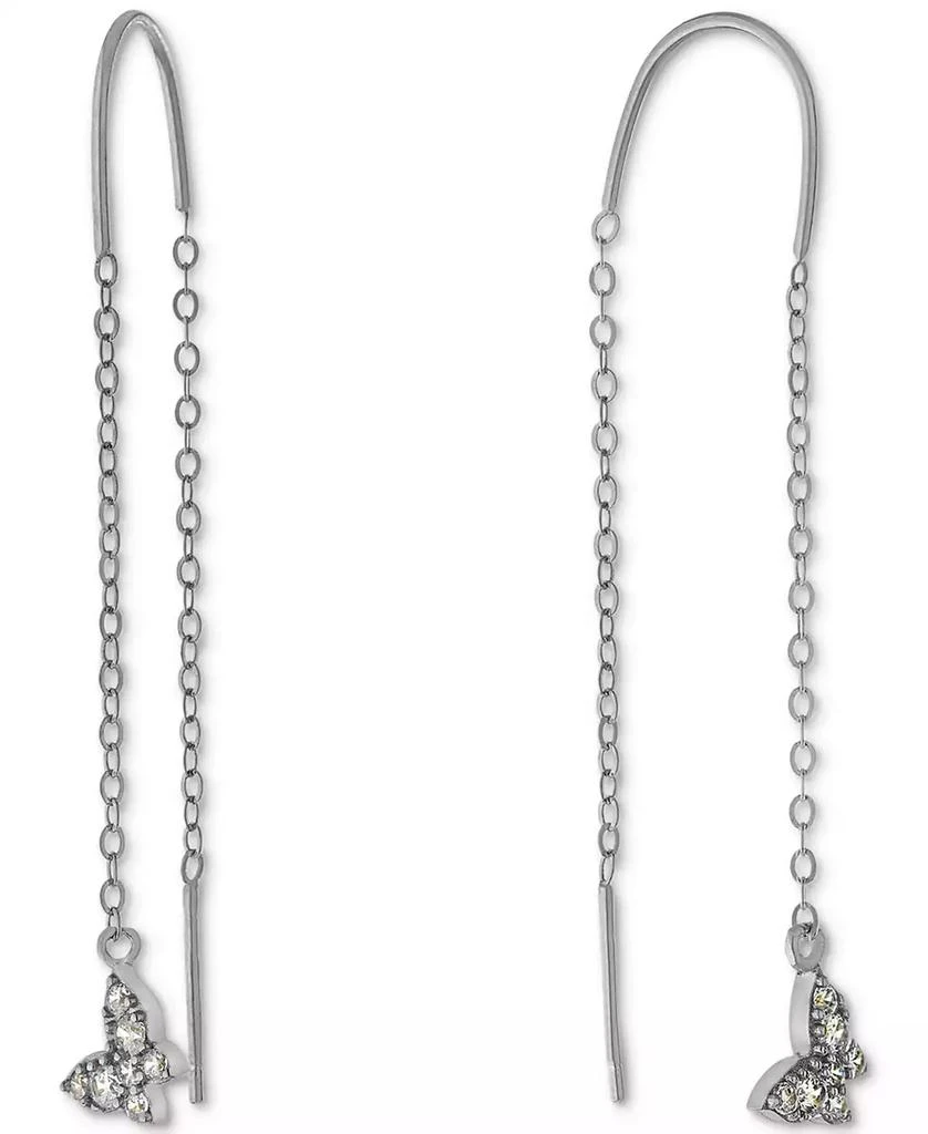 商品Giani Bernini|Cubic Zirconia Butterfly Threader Earrings, Created for Macy's,价格¥145,第1张图片