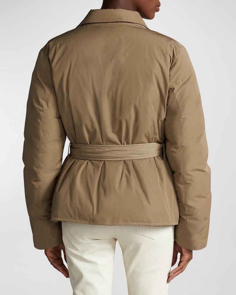 商品Ralph Lauren|Water-Repellant Belted Down Jacket,价格¥4170,第6张图片详细描述