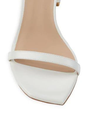 商品Stuart Weitzman|Amelina Leather Block-Heel Sandals,价格¥947,第5张图片详细描述