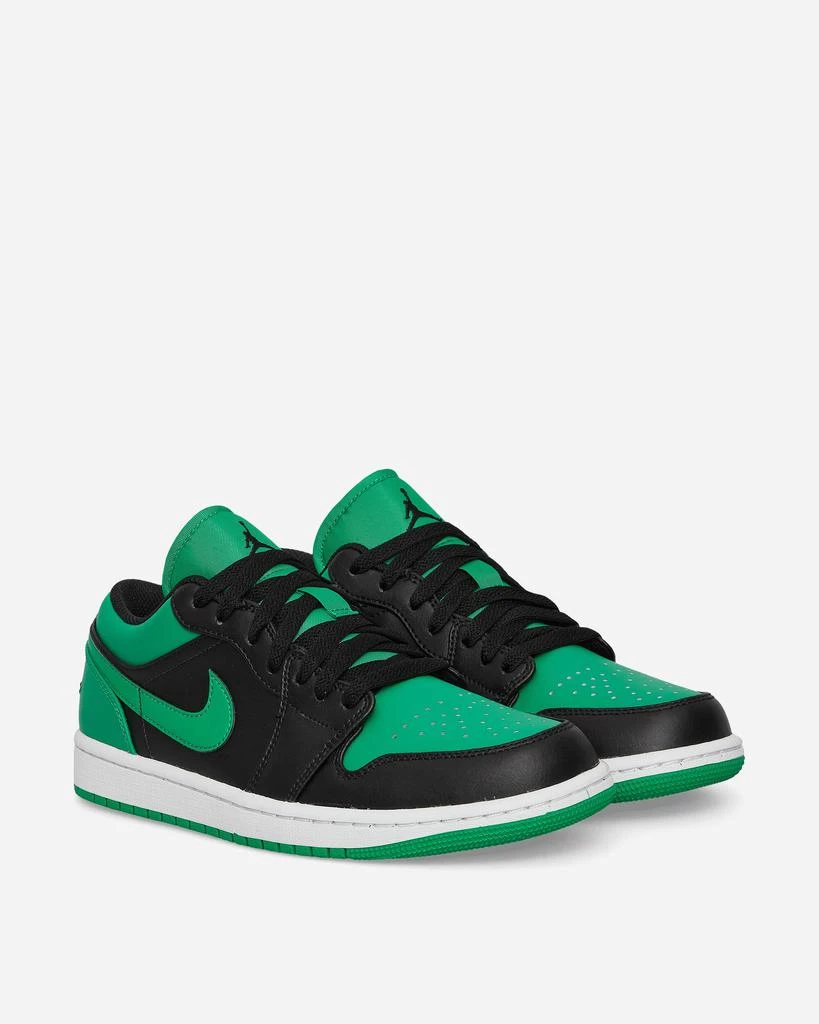 商品Jordan|Air Jordan 1 Low Sneakers Black / Lucky Green / White,价格¥678,第2张图片详细描述