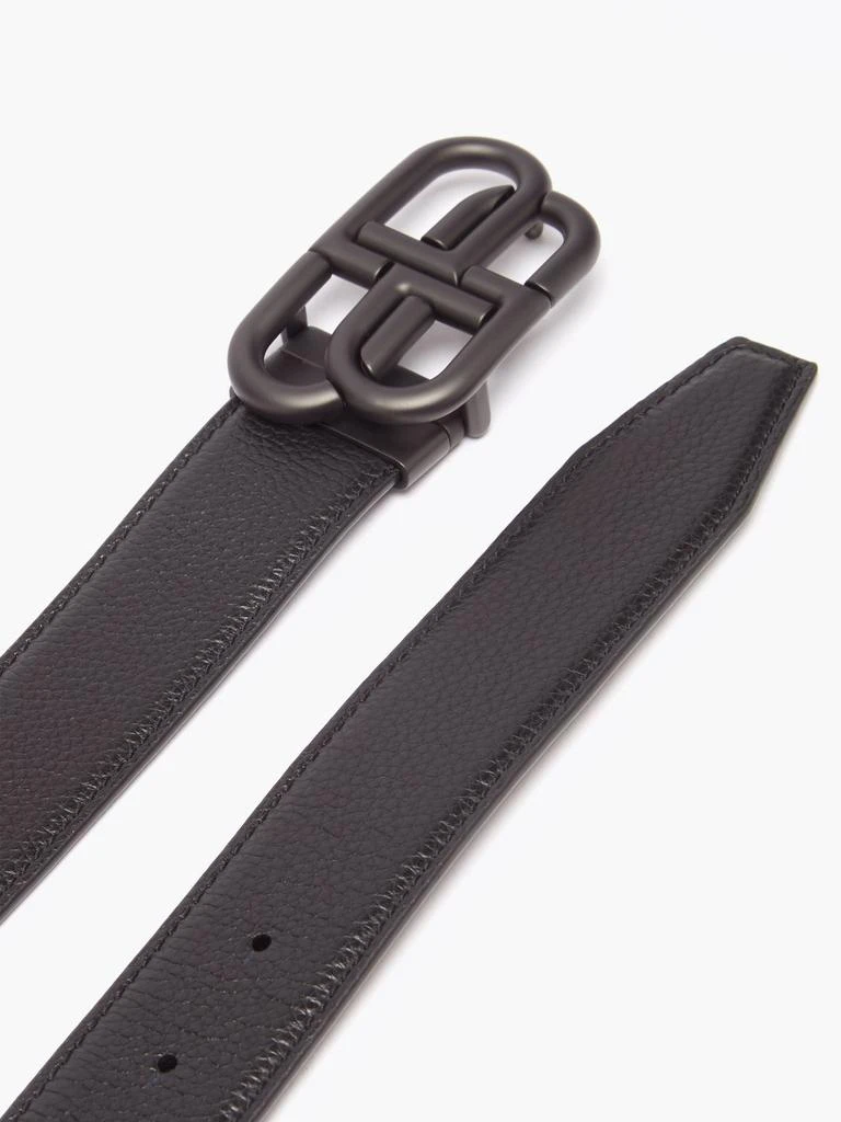 商品Balenciaga|BB-buckle reversible leather belt,价格¥4172,第2张图片详细描述