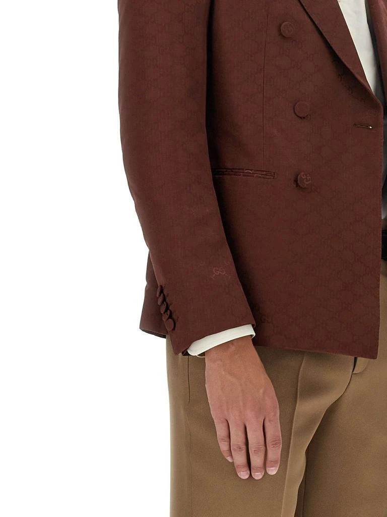 商品Gucci|Gucci Monogrammed Button-Up Jacket,价格¥13426,第3张图片详细描述