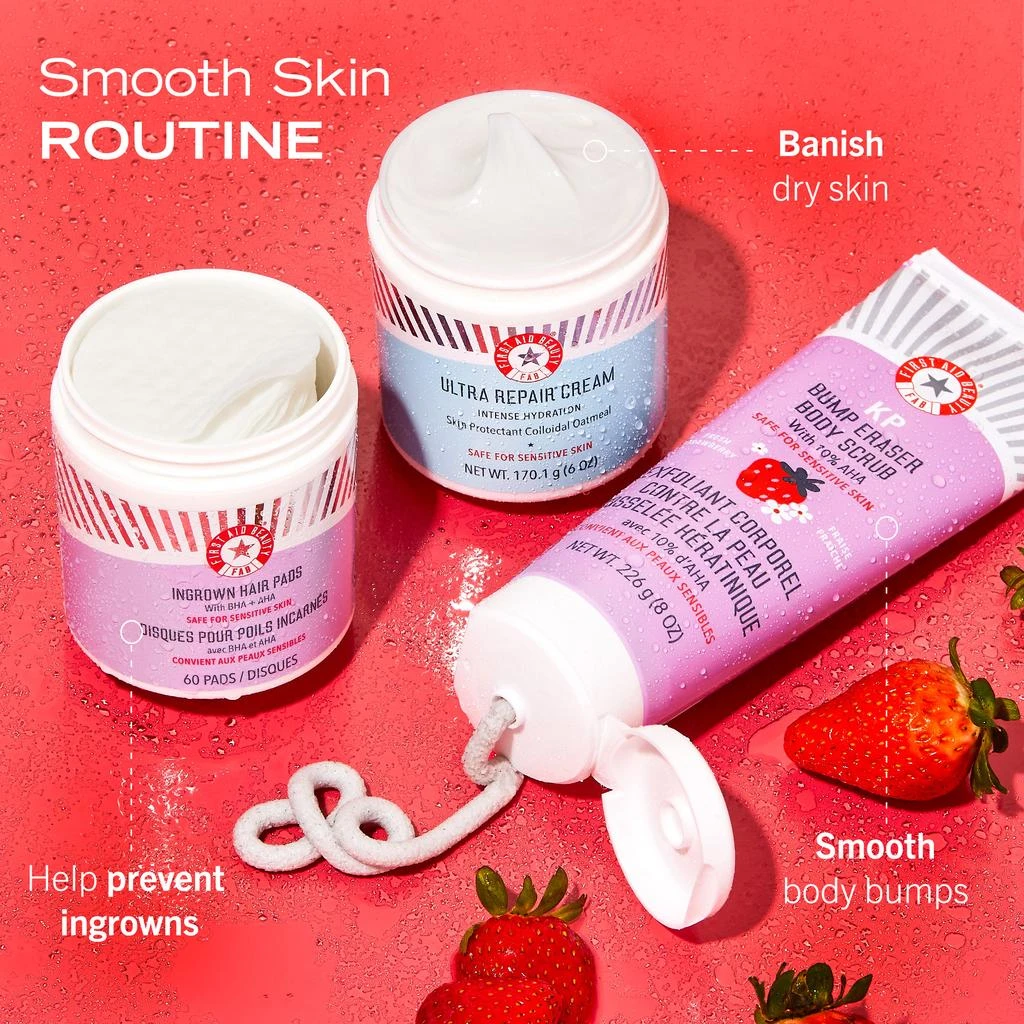 First Aid Beauty KP Bump Eraser Body Scrub with 10% AHA - Body Exfoliant for Keratosis Pilaris 56.7g 商品