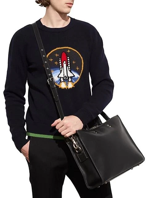 商品Coach|天然棒球手套鞣制皮革公文包,价格¥3115,第3张图片详细描述