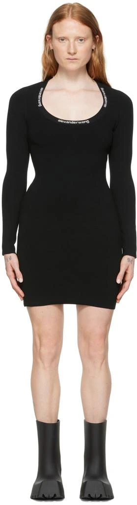 商品Alexander Wang|黑色粘纤连衣裙,价格¥4894,第1张图片