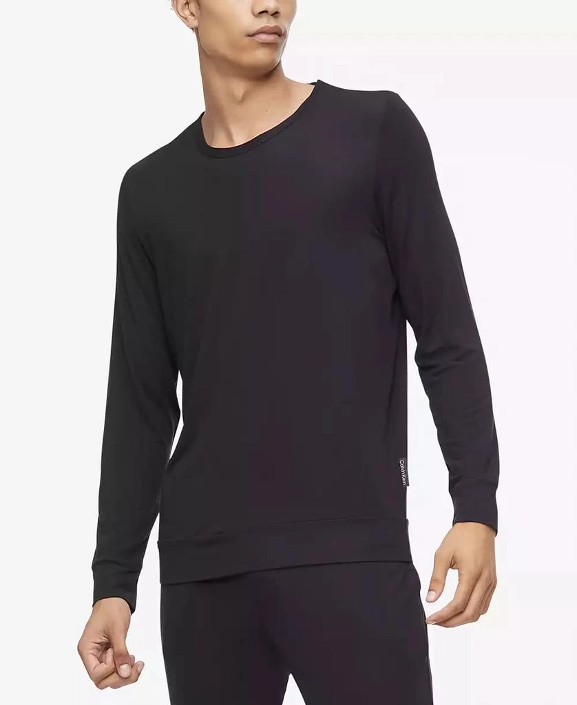 商品Calvin Klein|Men's Ultra Soft Modern Modal Crewneck Lounge Sweatshirt,价格¥380,第1张图片