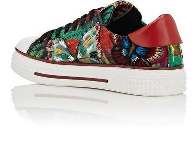 商品Valentino|Butterfly-Embroidered Canvas Sneakers,价格¥5794,第3张图片详细描述