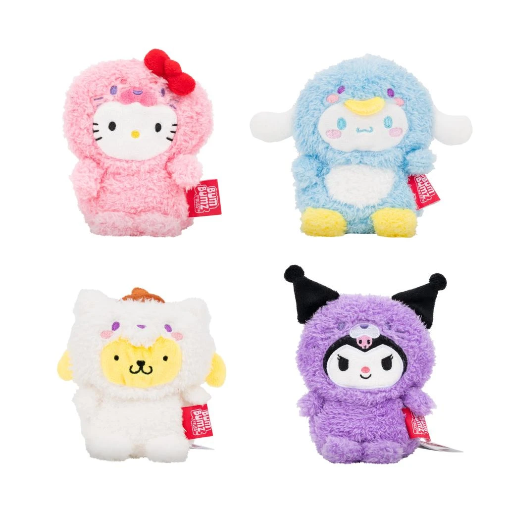 商品BumBumz|BumBumz 4.5-inch Hello Kitty and Friends IceFriendBumz Plush 4-Pack - Collectible Amazon Exclusive Toys - from The Makers of Original Squishmallows,价格¥166,第1张图片