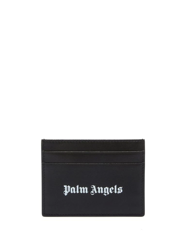 商品Palm Angels|Palm Angels Classic Logo Card Holder Black/White,价格¥1653,第1张图片