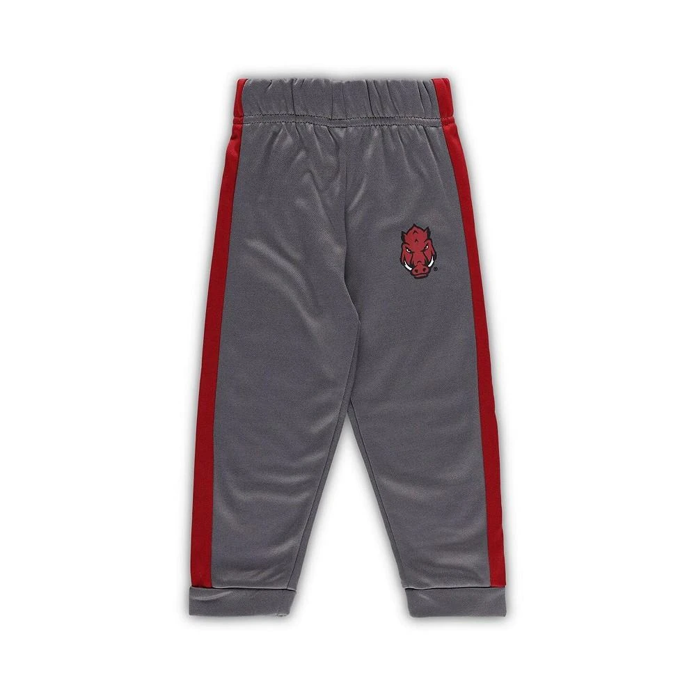 商品Colosseum|Toddler Boys Cardinal, Gray Arkansas Razorbacks Shark Full-Zip Hoodie Jacket and Pants Set,价格¥337,第3张图片详细描述