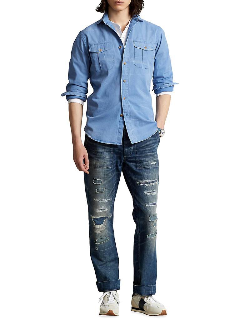 商品Ralph Lauren|Chino Long-Sleeve Sport Shirt,价格¥625,第4张图片详细描述