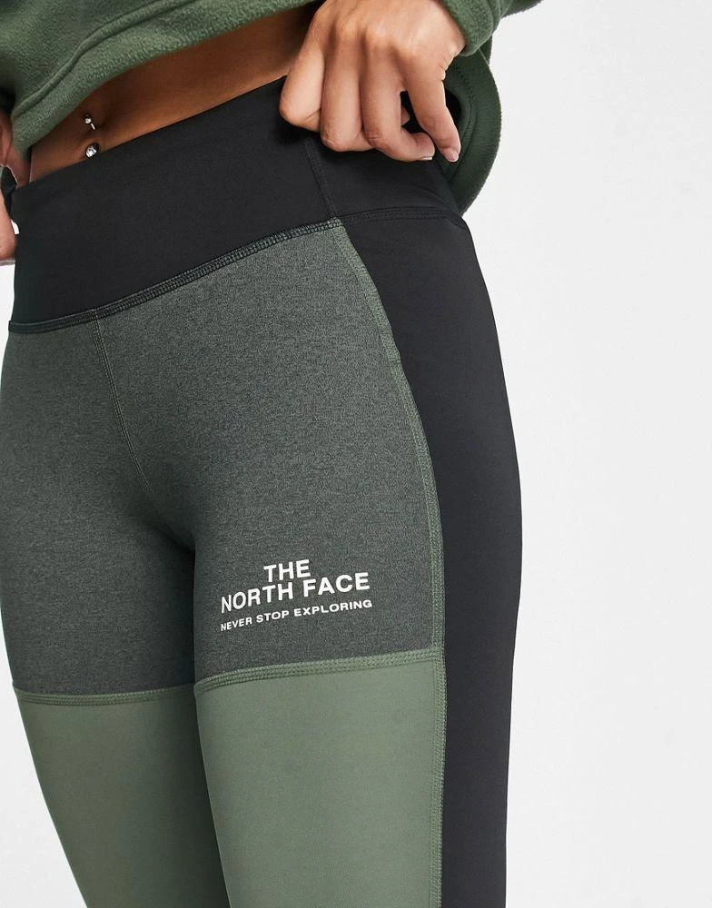 商品The North Face|The North Face Training high waist performance leggings in khaki,价格¥473,第4张图片详细描述