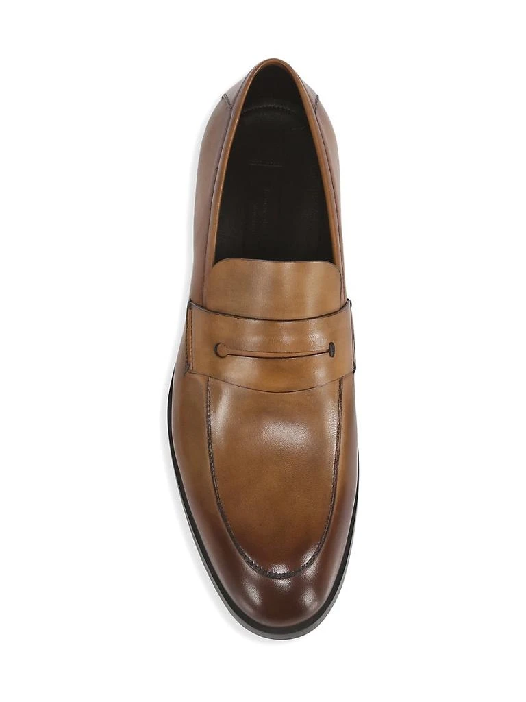 商品Zegna|Siena Flex Leather Penny Loafers,价格¥3907,第5张图片详细描述