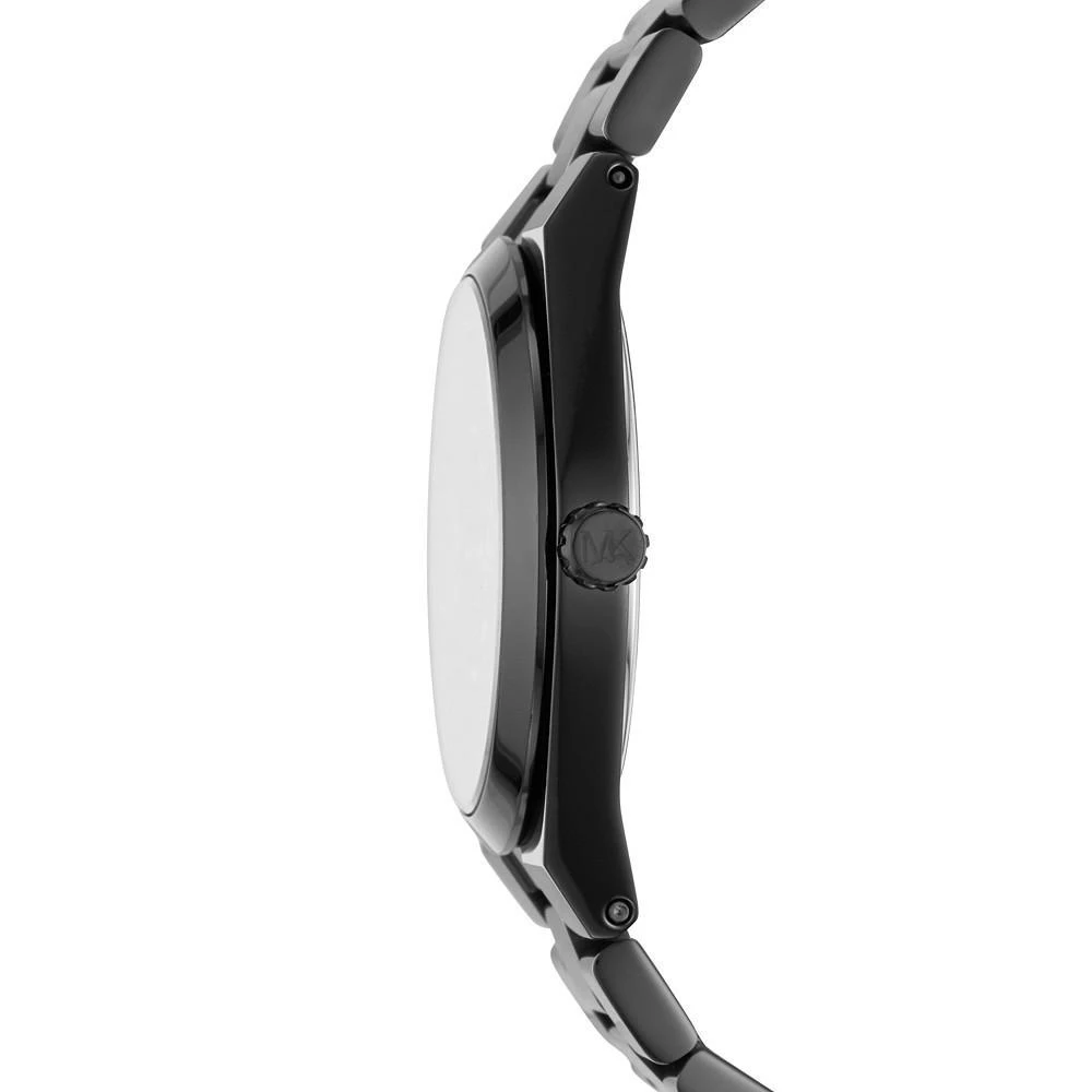 商品Michael Kors|Women's Channing Black Stainless Steel Bracelet Watch 36mm,价格¥1189,第2张图片详细描述