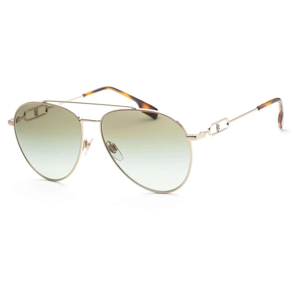 商品Burberry|Burberry Women's Gold Aviator Sunglasses,价格¥717,第1张图片