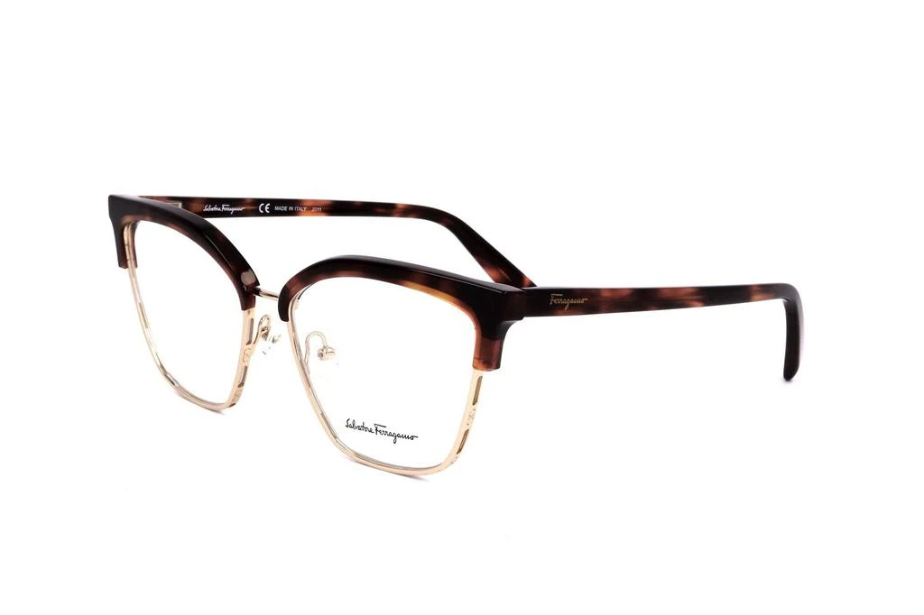 商品Salvatore Ferragamo|Salvatore Ferragamo Eyewear Square Frame Glasses,价格¥1078,第2张图片详细描述