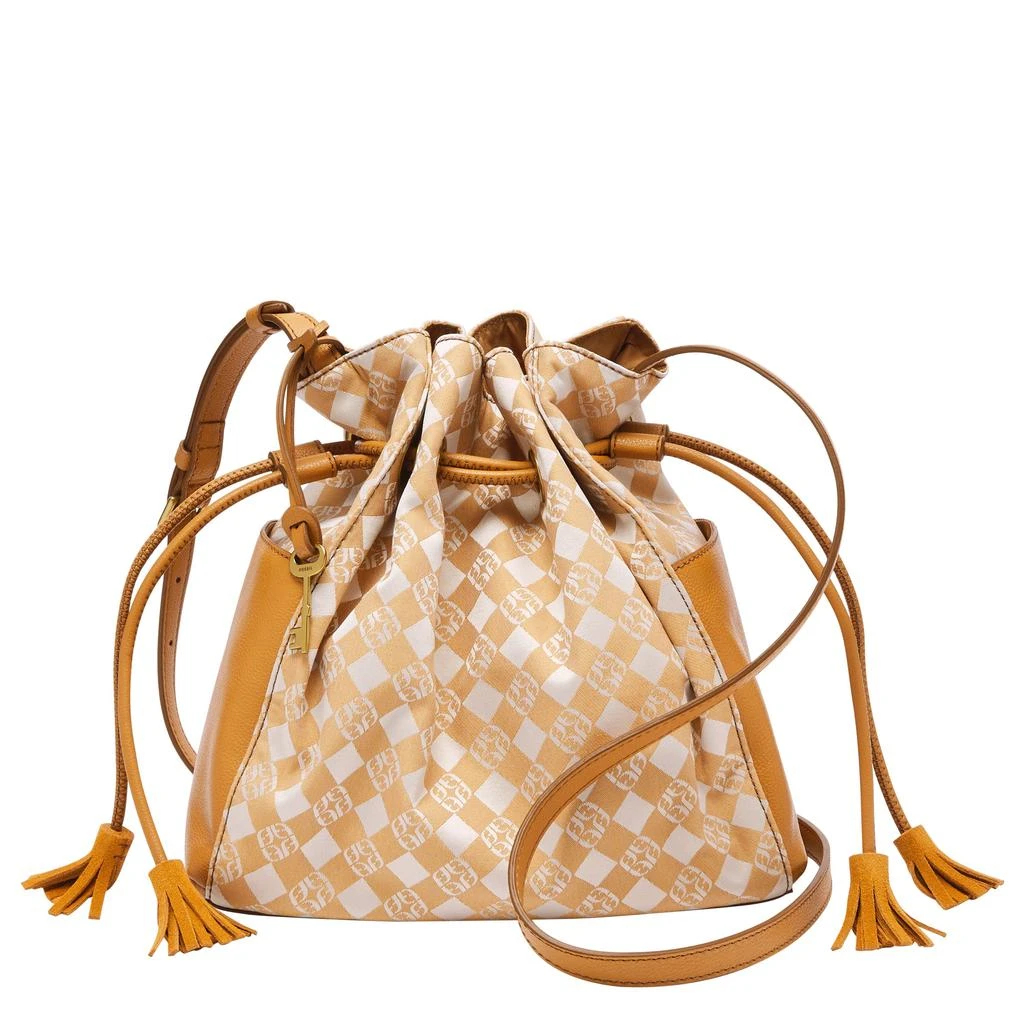 商品Fossil|Fossil Women's Rayna Jacquard Drawstring Crossbody,价格¥555,第1张图片