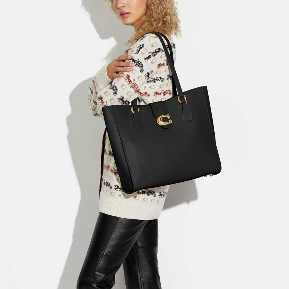 商品Coach|Coach Women's Theo Tote Bag - Black,价格¥2907,第2张图片详细描述