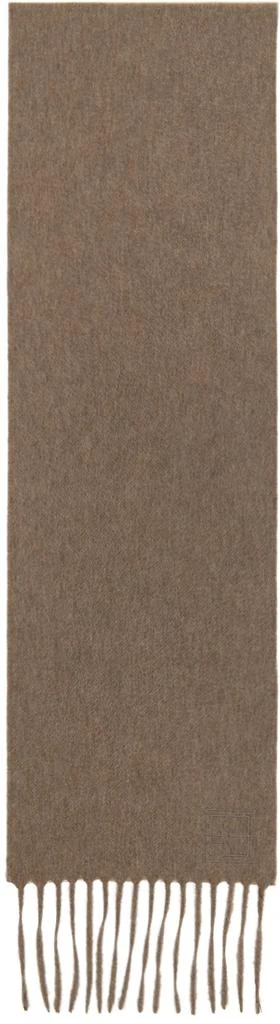 商品Totême|Brown Cashmere Slim Scarf,价格¥728,第1张图片