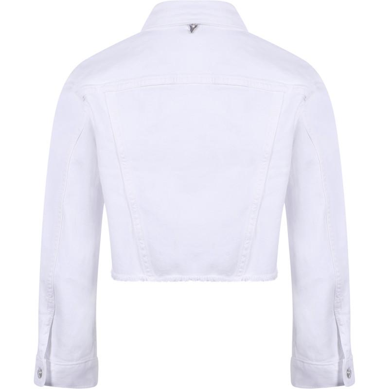Classic denim jacket in white商品第2张图片规格展示