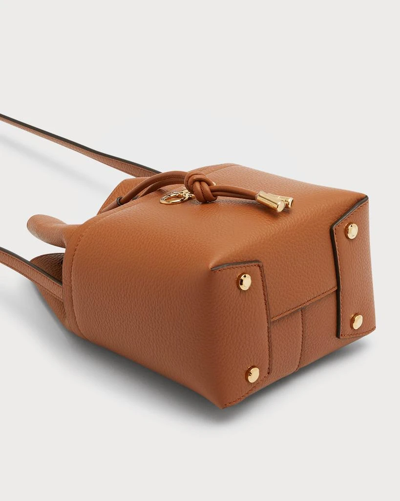 Gancini Mini Drawstring Leather Bucket Bag 商品