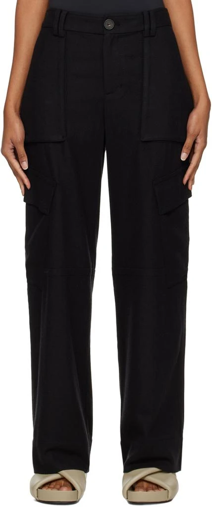 商品Vince|Black Cargo Trousers,价格¥1584,第1张图片