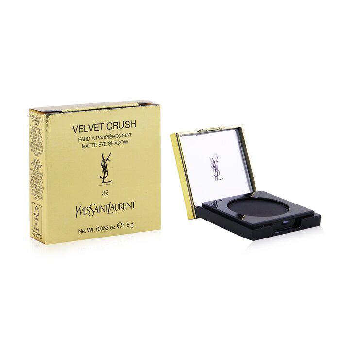 商品Yves Saint Laurent|Yves Saint Laurent Velvet Crush哑光眼影 - # 32 Unaccessible Black -32 Unaccessible Black(1.8g/0.063oz),价格¥388,第4张图片详细描述