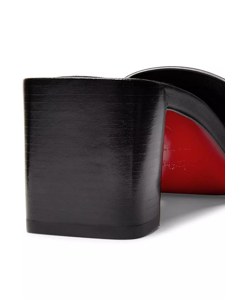 商品Christian Louboutin|So CL 55MM Leather Mules,价格¥5913,第3张图片详细描述