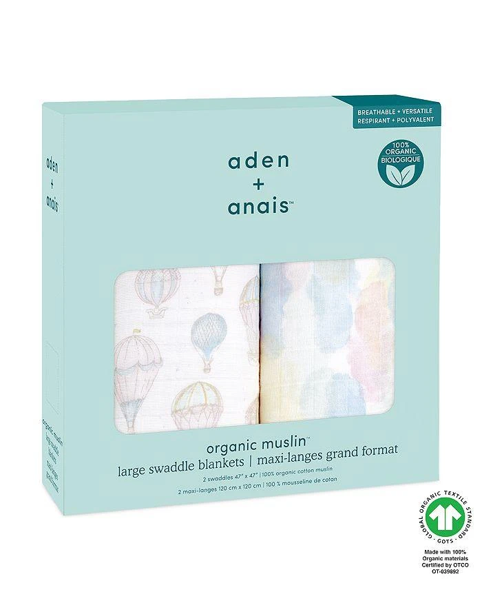 商品aden + anais|Muslin Swaddles, 2 Pack,价格¥294,第3张图片详细描述