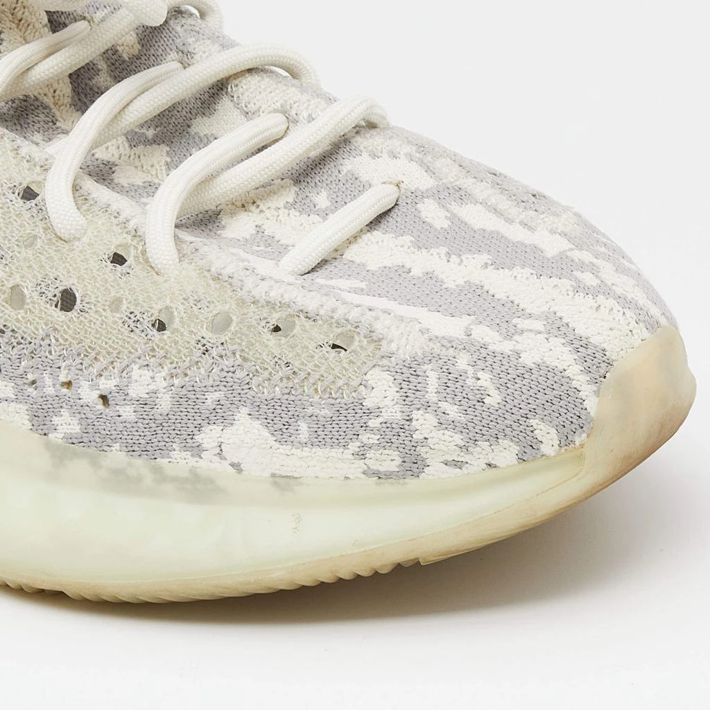 Yeezy x Adidas Grey/White Knit Fabric Boost 380 Alien Sneakers Size 44 商品