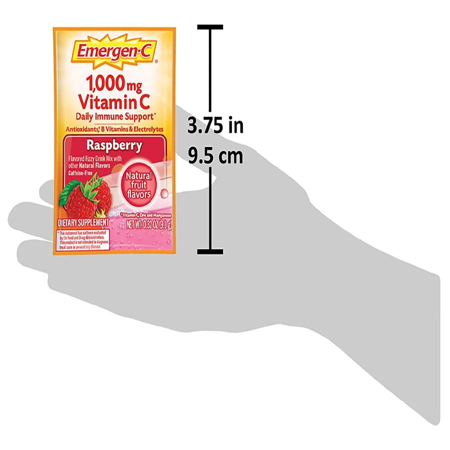 Daily Immune Support Drink with 1000 mg Vitamin C, Antioxidants, & B Vitamins Raspberry 商品