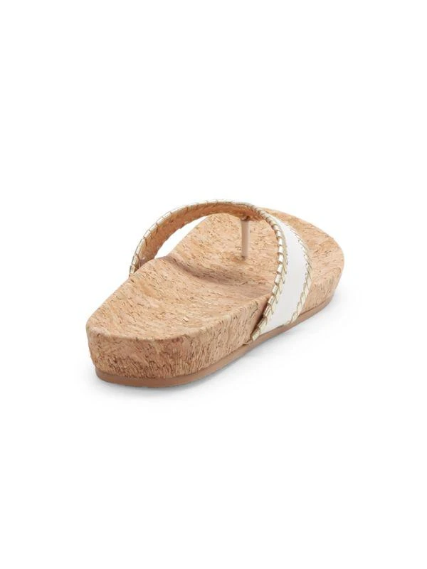 商品Jack Rogers|Thelma Comfort Leather Flip Flops,价格¥265,第3张图片详细描述