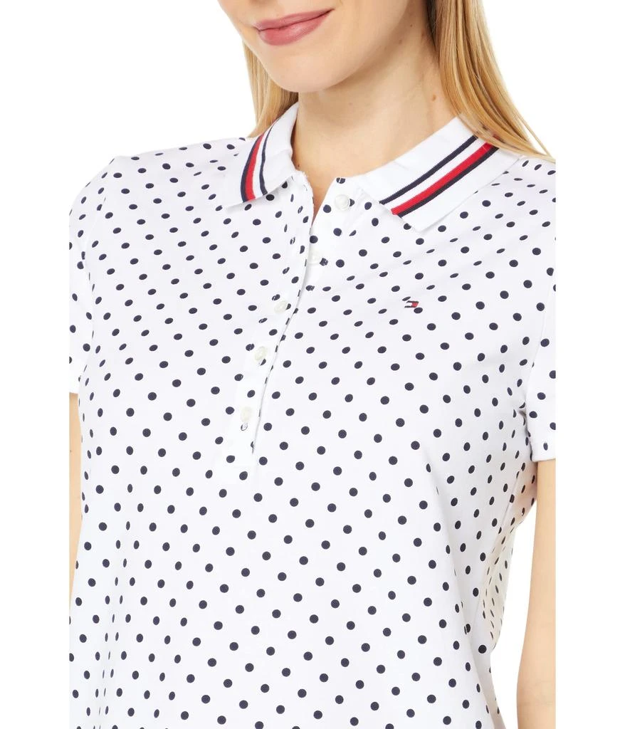 商品Tommy Hilfiger|Short Sleeve Dot Polo with Global Collar,价格¥298,第3张图片详细描述