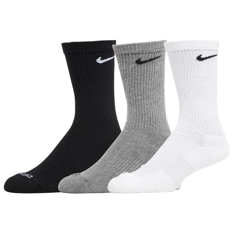商品NIKE|Nike 3 Pack Dri-FIT Plus Crew Socks - Men's,价格¥167,第1张图片