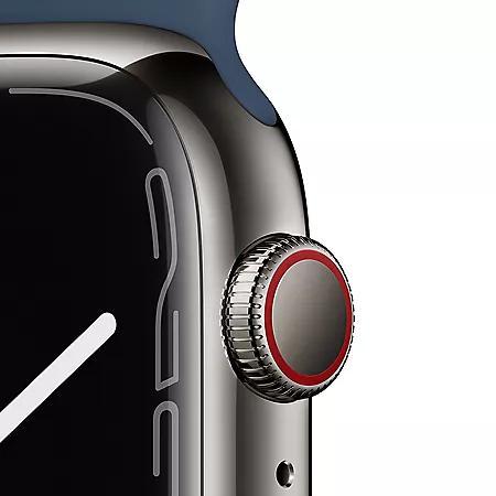 商品Apple|Apple Watch Series 7 Stainless Steel 45mm GPS + Cellular (Choose Color),价格¥5305,第5张图片详细描述