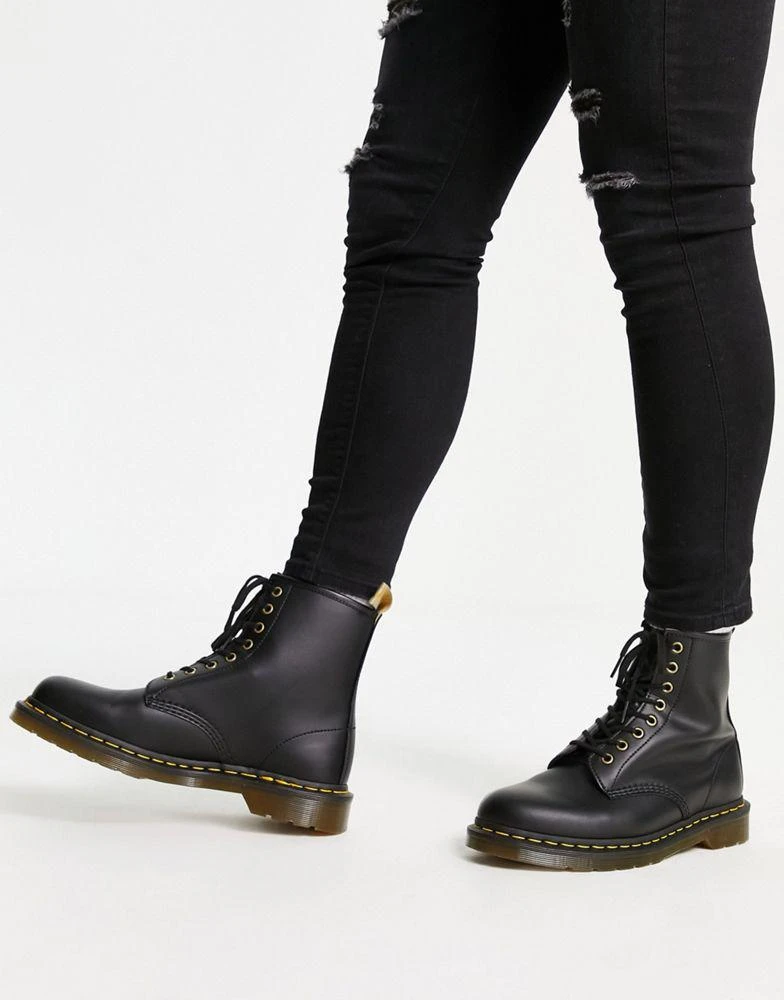 商品Dr. Martens|Dr Martens vegan 1460 8-eye boots in black,价格¥1468,第4张图片详细描述