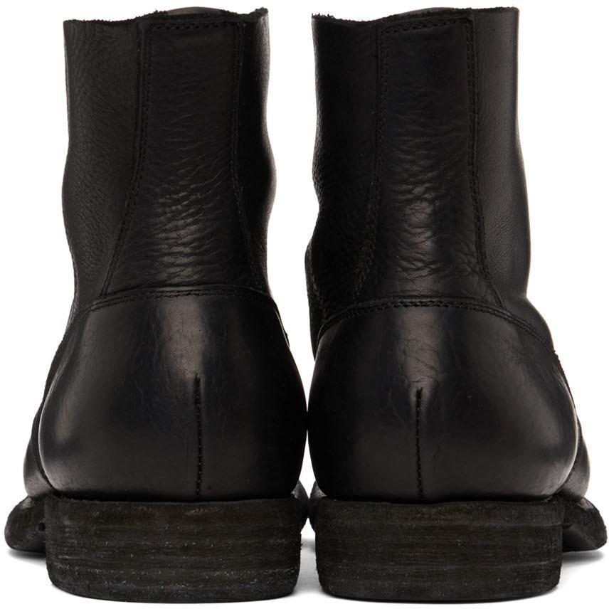 商品guidi|Black Army Lace-Up Boots,价格¥10275,第4张图片详细描述