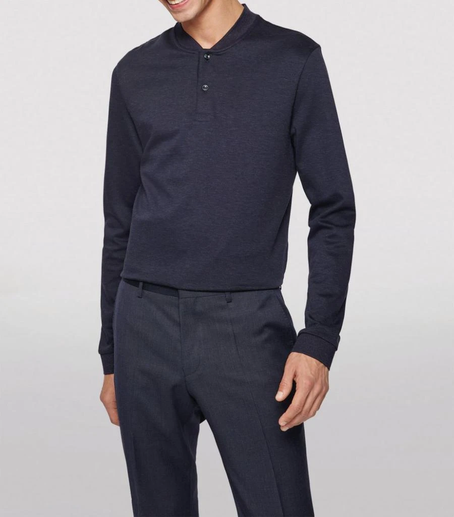 商品Hugo Boss|Cotton Polo Shirt,价格¥486,第3张图片详细描述