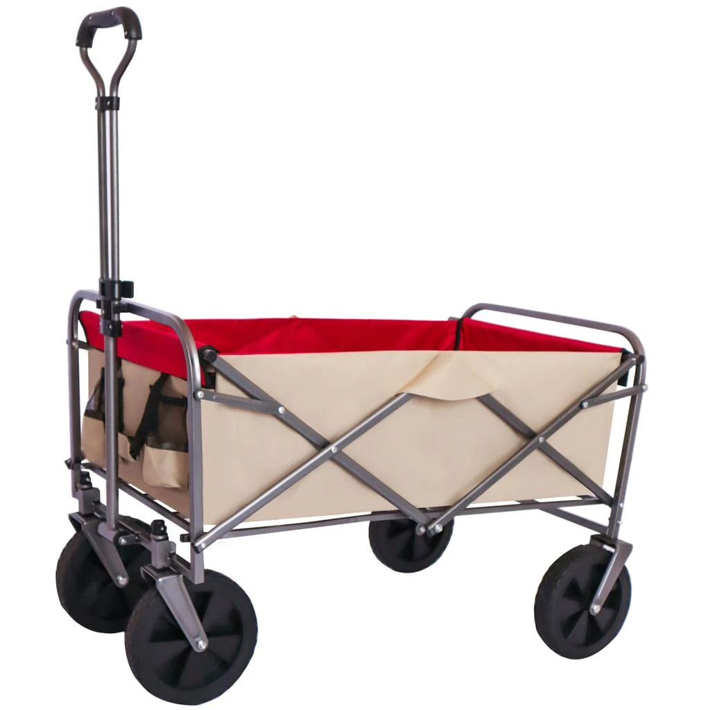 商品Simplie Fun|Outdoor Garden Multipurpose Micro Collapsible Beach Trolley Cart Camping Folding Wagon,价格¥917,第1张图片