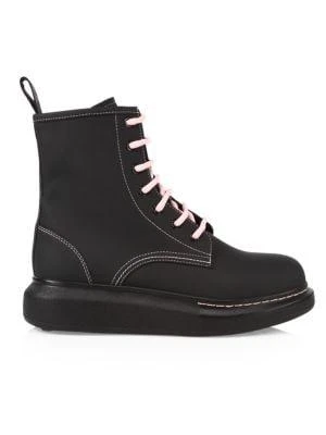 商品Alexander McQueen|Hybrid Lace-Up Booties,价格¥1265,第1张图片