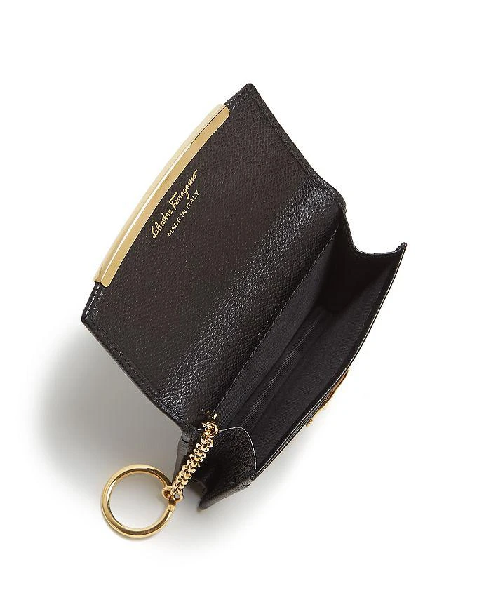 商品Salvatore Ferragamo|Salvatore Gancino Clip Coin Pouch,价格¥1809,第3张图片详细描述