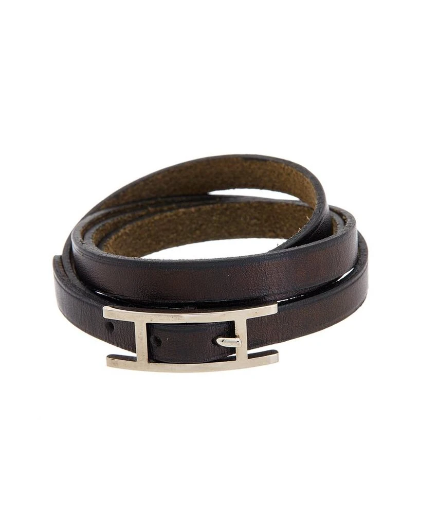 商品[二手商品] Hermes|Hermes Palladium Hapi 3 Bracelet (Authentic Pre-Owned),价格¥2364,第1张图片