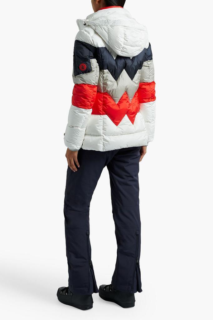 商品Bogner|Dena quilted color-block hooded down ski jacket,价格¥5481,第7张图片详细描述