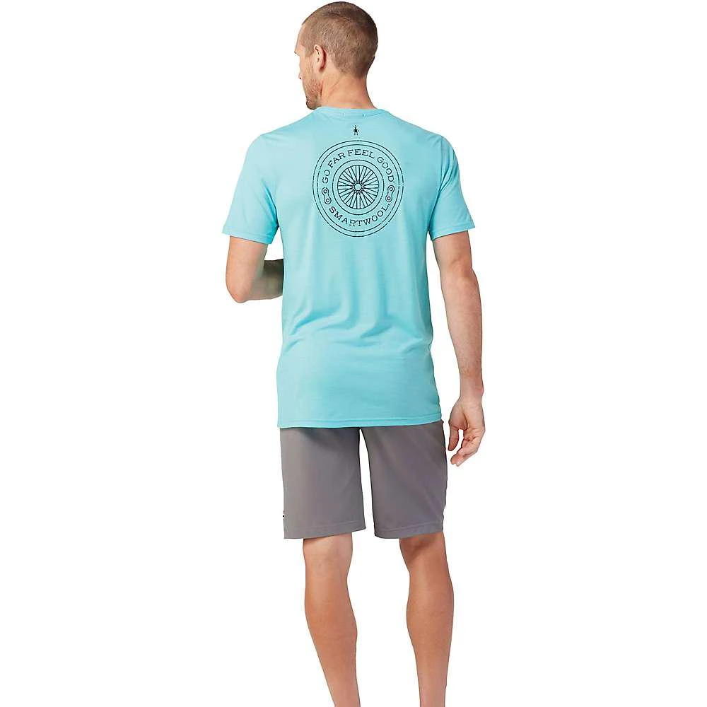 商品SmartWool|Men's Merino Sport 150 Go Far Feel Good Spokes SS Graphic Tee,价格¥241,第2张图片详细描述