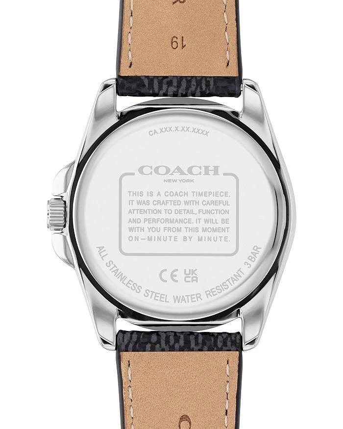 商品Coach|Women's Leather Strap Watch, 36mm & 28mm,价格¥1464,第3张图片详细描述