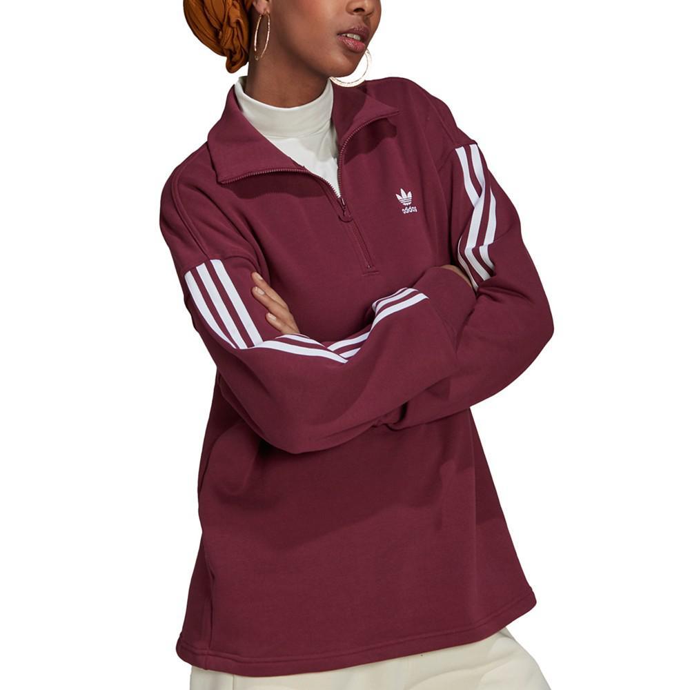 商品Adidas|Women's Cotton 3-Stripes Sweatshirt,价格¥518,第5张图片详细描述